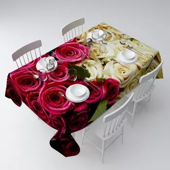 Скатерть «Контраст оттенков», размер 145x220 см