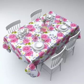Скатерть «Королевский пион», размер 145x120 см