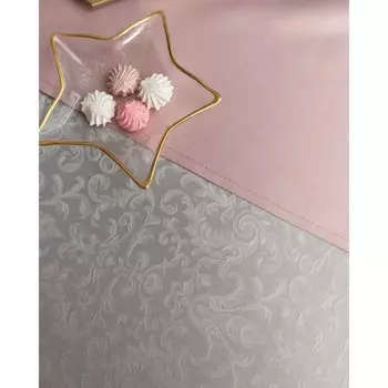 Скатерть круглая «Бекки», размер 160 см, цвет серый