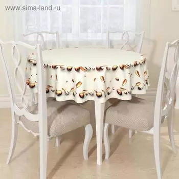 Скатерть круглая, размер 145 см