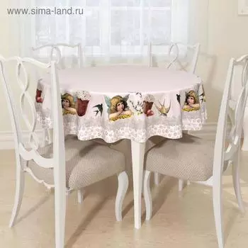 Скатерть круглая, размер 145 см