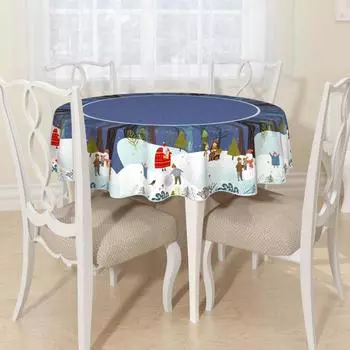 Скатерть круглая, размер 145 см