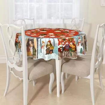 Скатерть круглая, размер 145 см