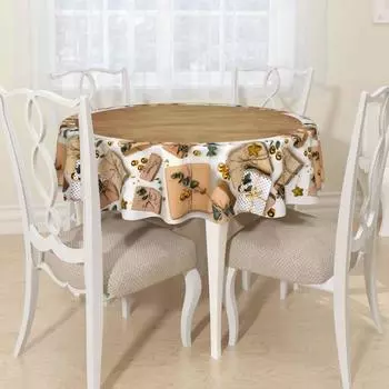 Скатерть круглая, размер 145 см