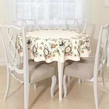 Скатерть круглая, размер 145 см