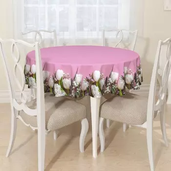 Скатерть круглая, размер D145 см