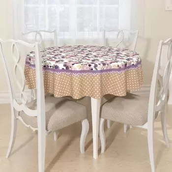 Скатерть круглая, размер D145 см