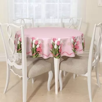 Скатерть круглая, размер D145 см