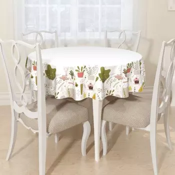 Скатерть круглая, размер D145 см