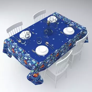 Скатерть «Лесные друзья», размер 140x120 см