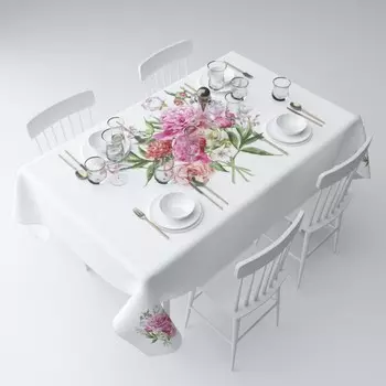 Скатерть «Летний букет», размер 145x220 см