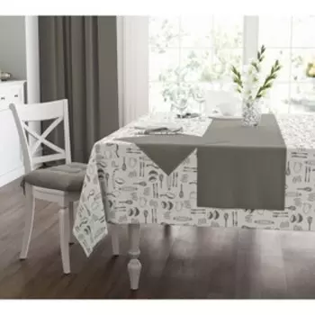 Скатерть Loft, размер 140х180 см, цвет серый