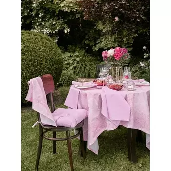 Скатерть Lovely flower, размер 110х140 см, цветы, розовый