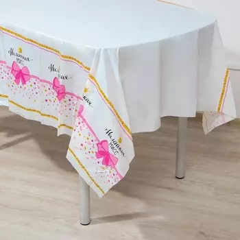 Скатерть одноразовая «Маленькая мисс», 180137 см