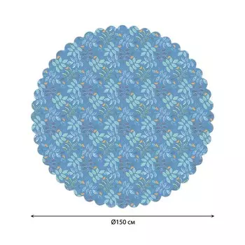 Скатерть на стол «Природа», круглая, сатен, d = 150 см