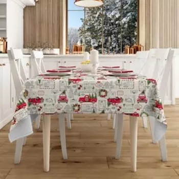 Скатерть «Новогоднее путешествие», размер 145х180 см