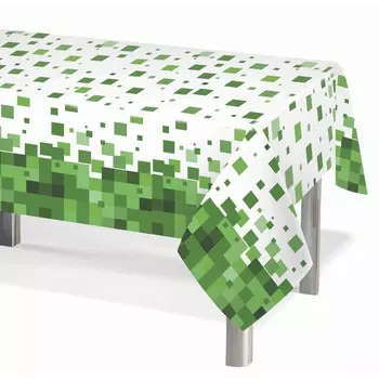 Скатерть одноразовая «Пиксели», размер 120 180 см