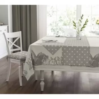 Скатерть Rabbit family, размер 120х140 см