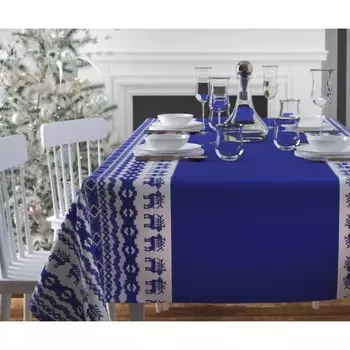 Скатерть «Рождественский узор 2», размер 145x220 см