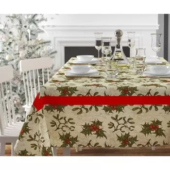 Скатерть «Рождественское украшение», размер 140x220 см