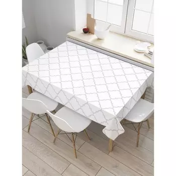 Скатерть на стол «Классический орнамент», прямоугольная, сатен, размер 120х145 см