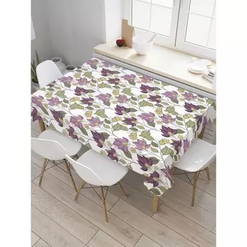 Скатерть на стол «Цветочный купол», прямоугольная, сатен, размер 145х180 см
