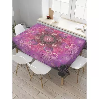 Скатерть с фотопринтом, размер 180 х 145 см