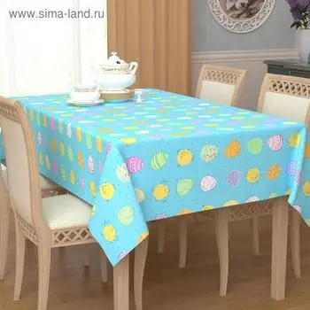 Скатерть, шелковистая, размер 120 x 140 см