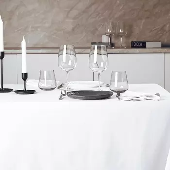 Скатерть Stenova Home Bianca, размер 145x180 см