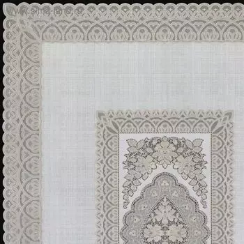 Скатерть столовая «Ажурная» Imperial, 140 х 200 см, 10 шт в рулоне, цвет бежевый