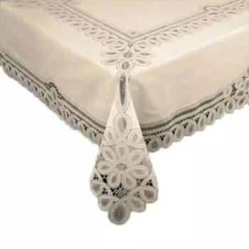 Скатерть столовая «Ажурная» Pretty, 132 х 177 см, 10 шт в рулоне