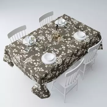 Скатерть «Вальс цветов», размер 145x220 см