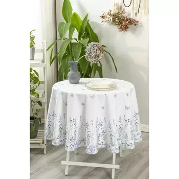 Скатерть водоотталкивающая, размер 160х160 см