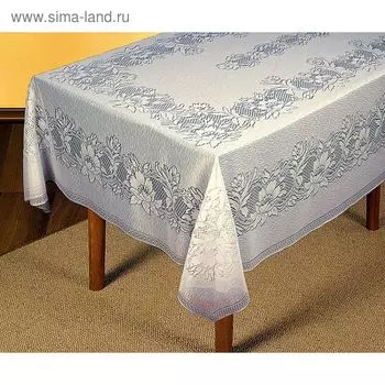 Скатерть жаккардовая, размер 165 х 235 см, цвет белый