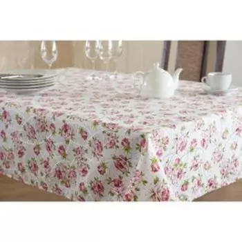 Скатерть жаккардовая с печатным рисунком, размер 140х180 см
