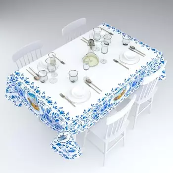 Скатерть «Зимнее сияние», размер 140x120 см