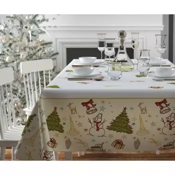 Скатерть «Зимние забавы», размер 140x120 см