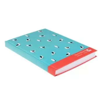 Скетчбук А5, 100 листов "Птицы", твёрдая обложка, матовая ламинация, выборочный лак, белый блок 100 г/м²