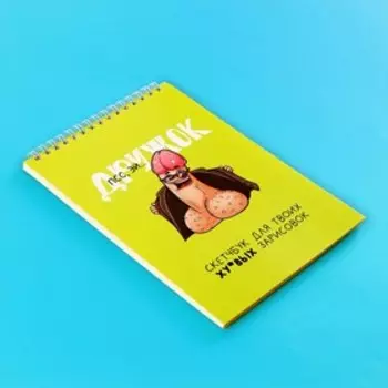 Скетчбук А5, 40 л "Дружок" 18+
