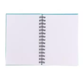 Скетчбук, А5, 60 листов, на гребне, "Мятная текстура", твёрдая обложка, ламинация Soft-touch, блок 120 г/м²