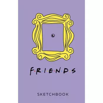 Скетчбук. Friends, твердый переплет, 96 страниц 13,8х21,2 см