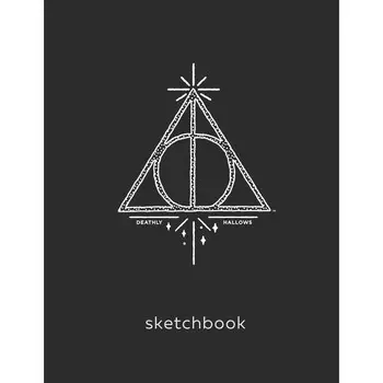 Скетчбук "Гарри Поттер. Дары Смерти", 16,2х21 см, 40 листов