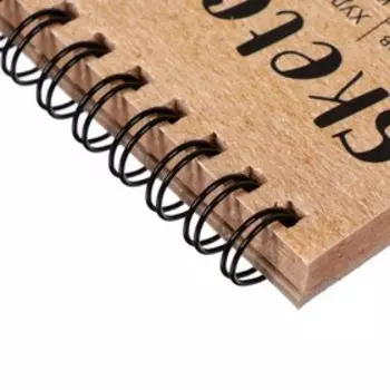 Скетчпад 168 х 195 мм, 40 листов на гребне "Смешные собаки", блок крафт-бумага 80 г/м2