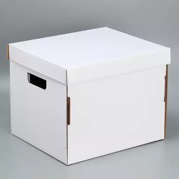 Складная коробка «Белая», 37 х 29 х 30,5 см
