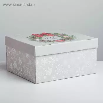 Складная коробка «Hello, winter», 31,2 25,6 16,1 см