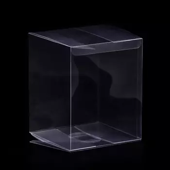 Складная прозрачная коробка из PVC, для упаковки подарков, 121215 см