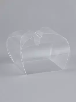 Складная прозрачная коробка из PVC, для упаковки подарков, 4.54.54.5 см