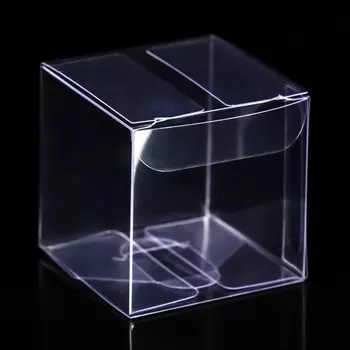 Складная прозрачная коробка из PVC, для упаковки подарков, 555 см
