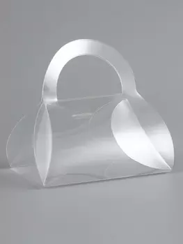 Складная прозрачная коробка из PVC, для упаковки подарков, 9.565 см