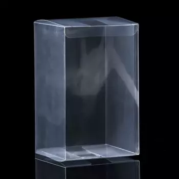 Складная прозрачная коробка из PVC, для упаковки подарков, матовая 111118 см